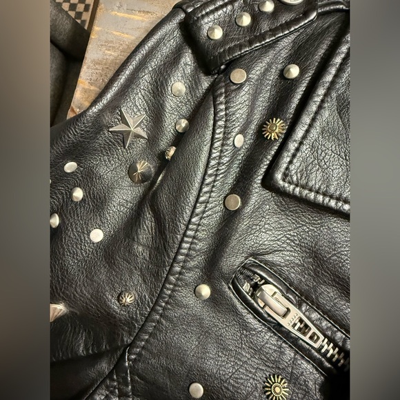Blank NYC Westside Moto Jacket with Star Embellishments - Picture 10 of 12